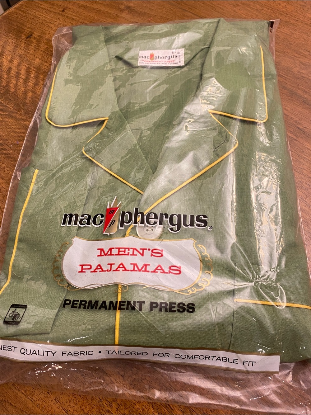 Vintage MACPHERGUS Men's Pajama Set New in Package!